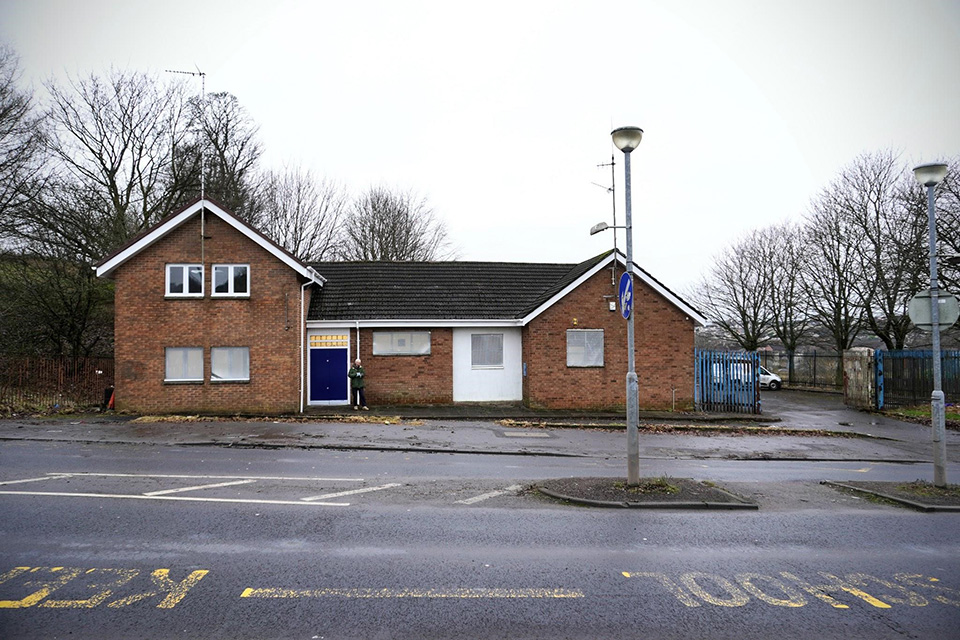 Exterior shot of Drumchapel ACF Cadet Centre. 