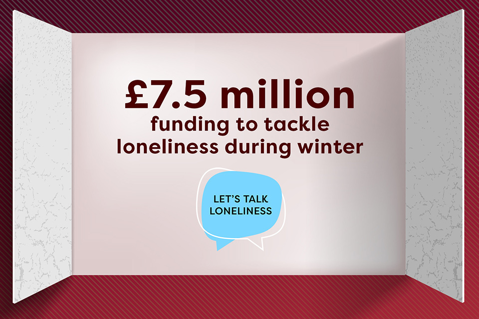 Government announces £7.5 million funding to tackle loneliness during winter