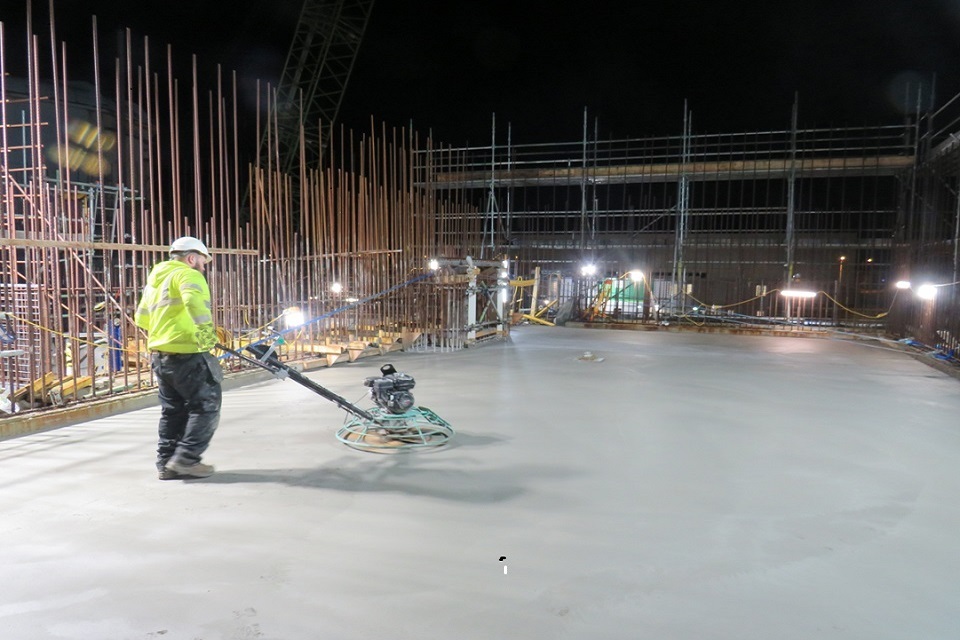 Significant milestone reached with concrete 'mega pour'