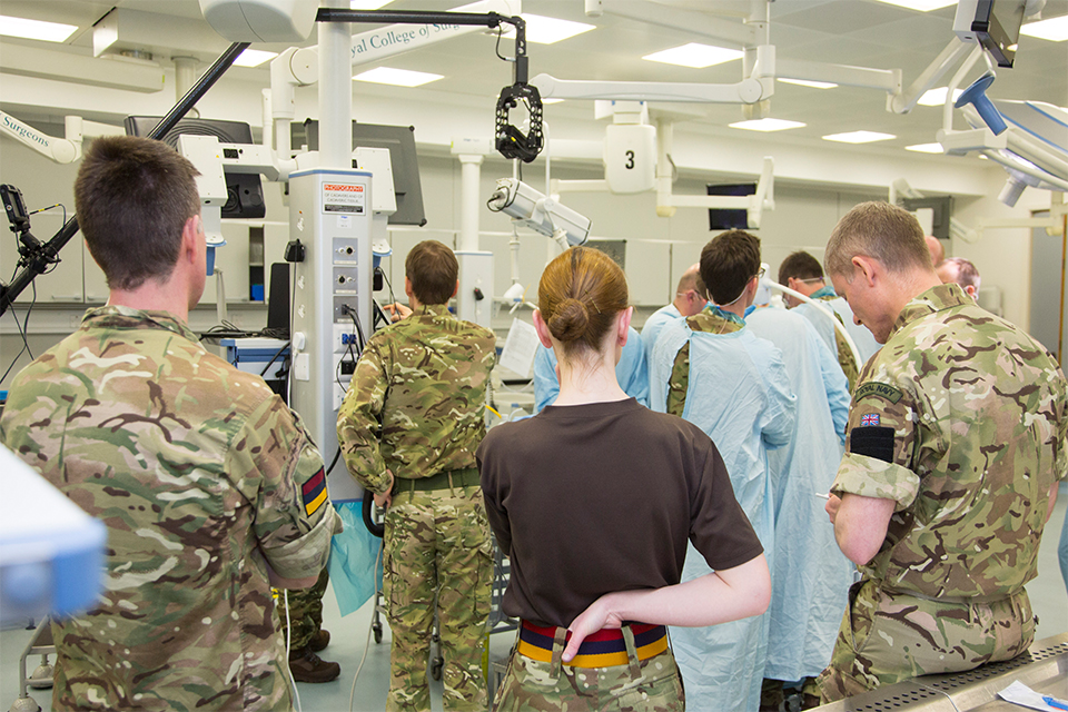 Picture shows MAST course at the Royal College of Surdeons 