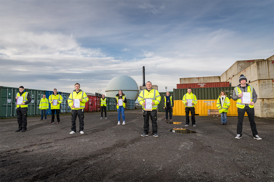 Dounreay's first 'home grown' health physics surveyors qualify