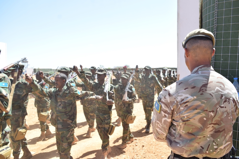 British Army trains 500th Somali soldier in infantry skills