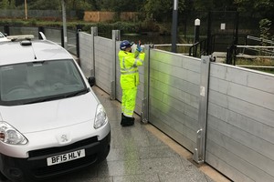 Environment Agency staff in Northwich 