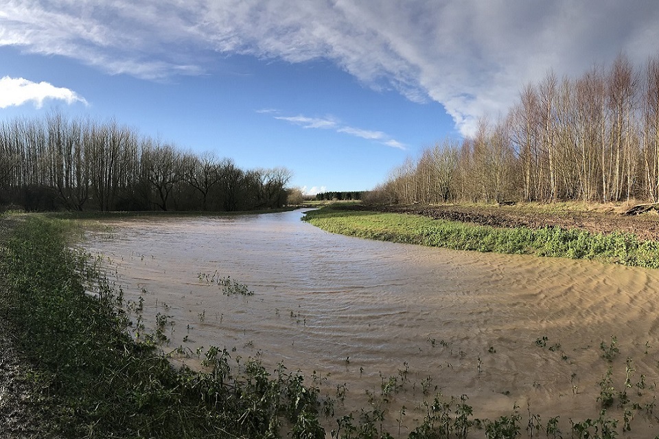 New natural flood management scheme helps protect homes
