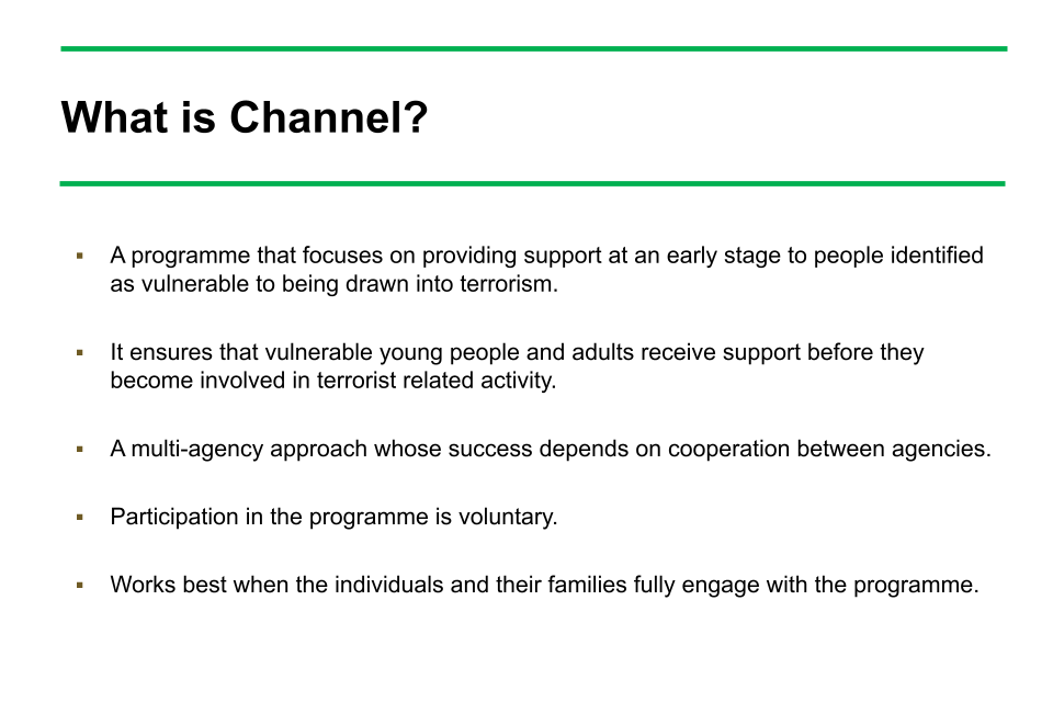 Image of slide 31: What is Channel?