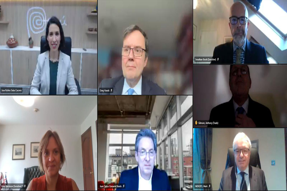 United Kingdom and Peru hold dialogue about future of trade