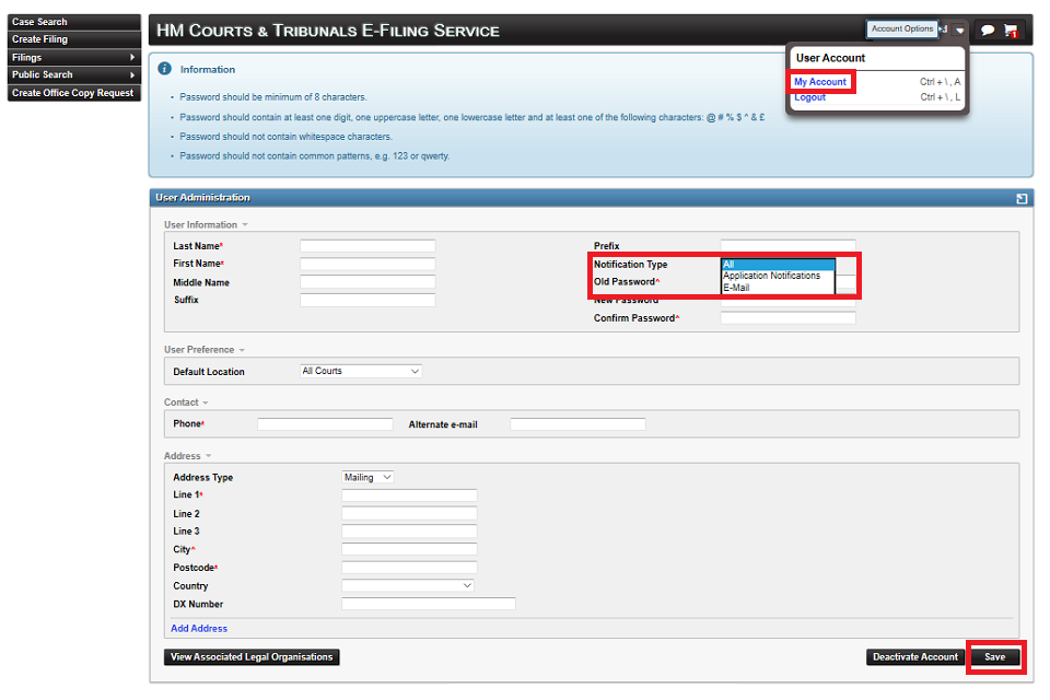 Hm 2025 create account