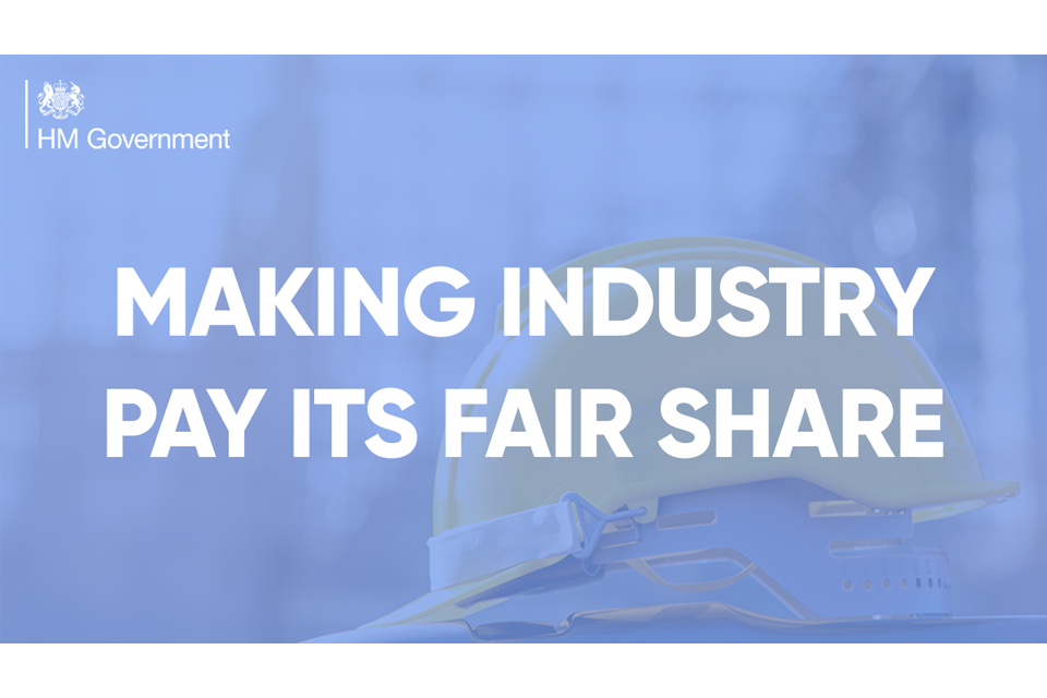Making industry pay its fair share