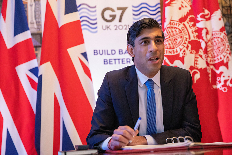 Chancellor prioritises climate change and urges support for vulnerable countries in first UK G7 Finance Meeting