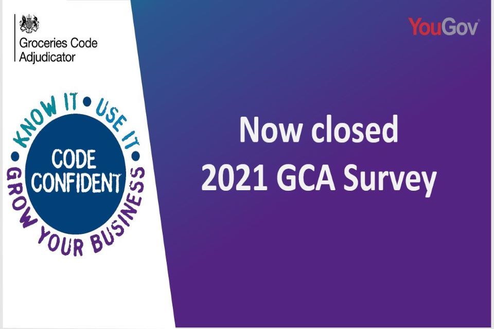 Closed: 2021 Groceries Sector Survey