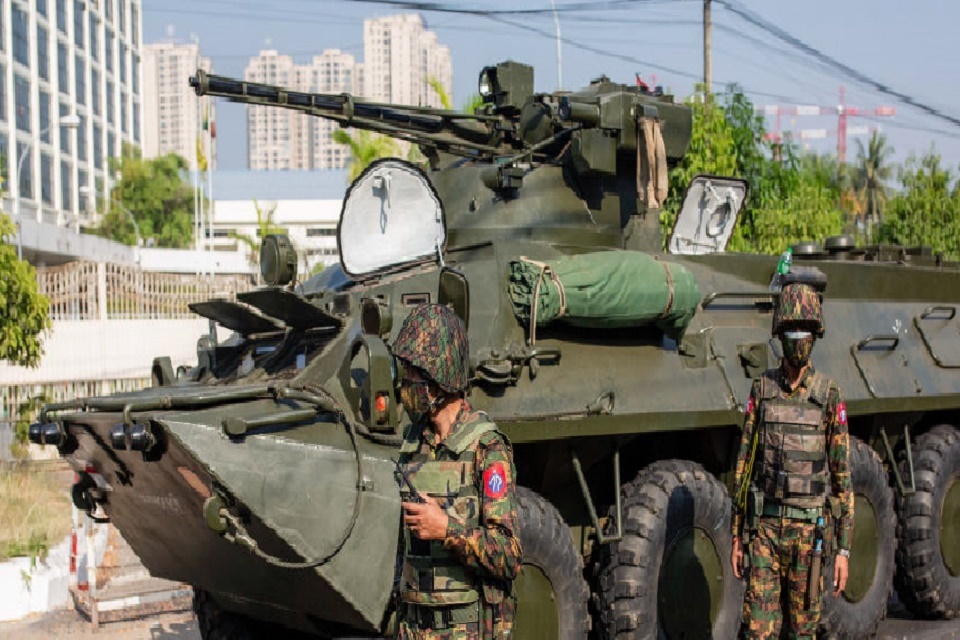 UK sanctions further Myanmar military figures for role in coup: 25 February 2021