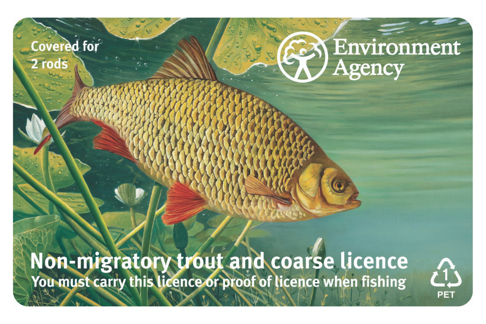 ‘A reel good design’   new fishing rod licence images released