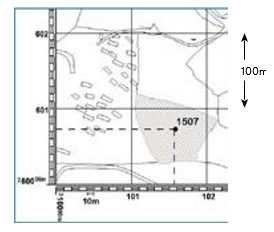 Field parcel numbers map