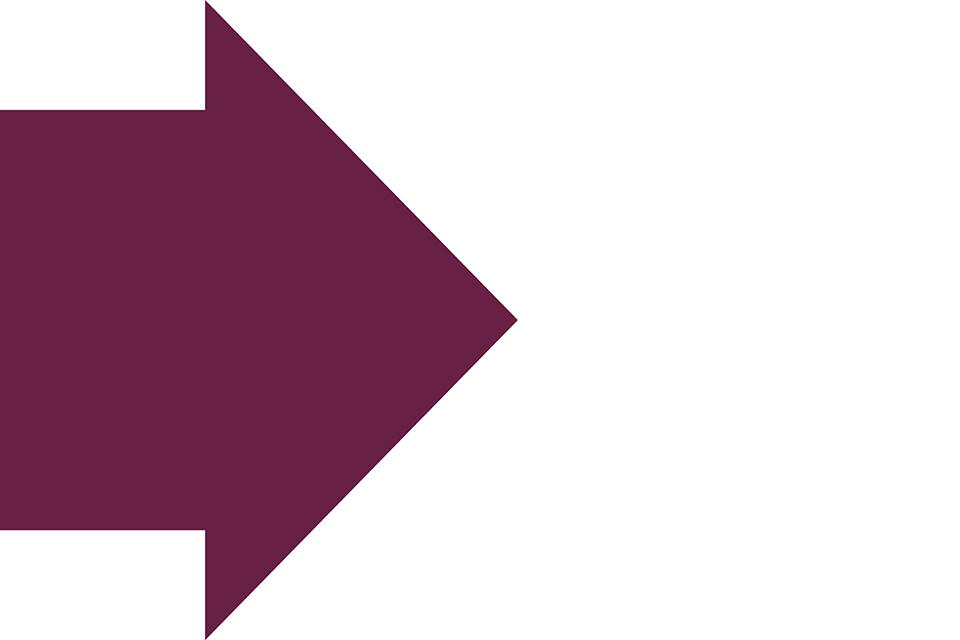 A purple arrow