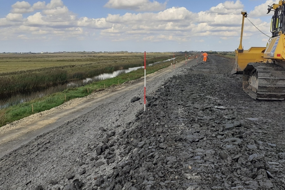 Flood protection project continues on the Ouse Washes