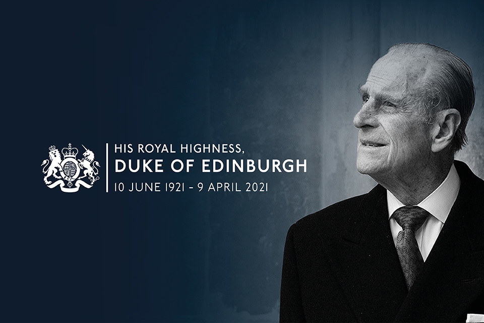 Buckingham Palace announce the death of the Duke of Edinburgh