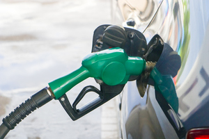 Image showing gasoline pump with a car
