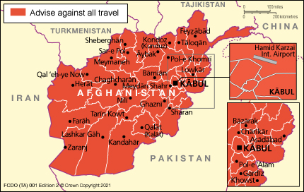 travel advisory canada afghanistan