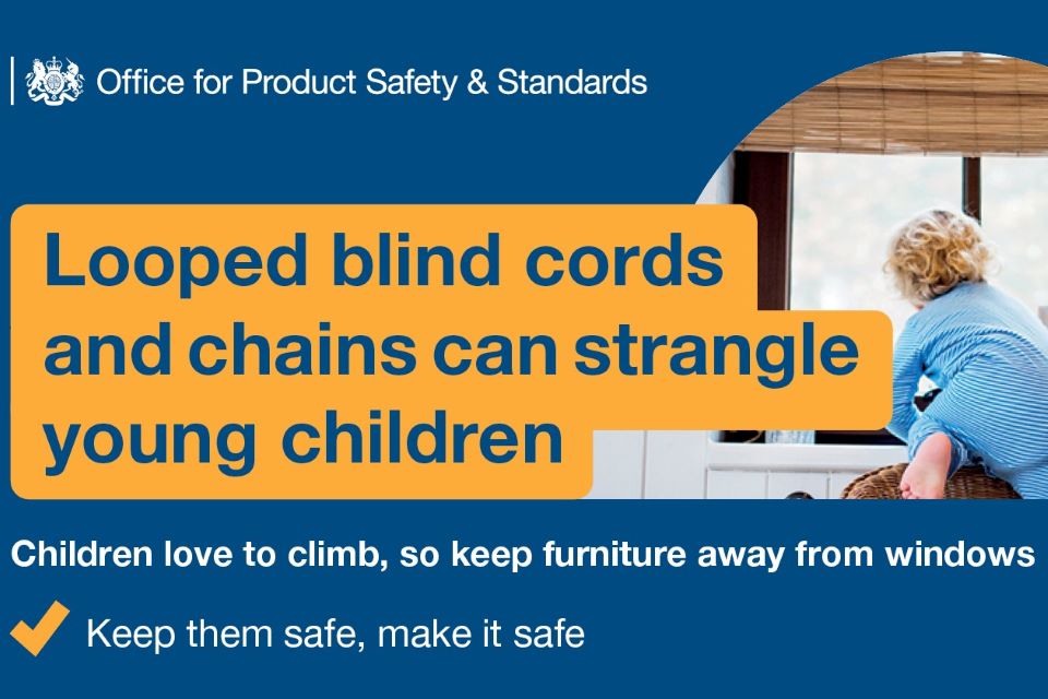 Corded blinds: Safety standard to protect kids to take effect Saturday