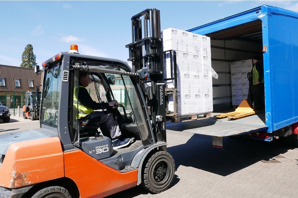 UK sends life saving medical equipment to India