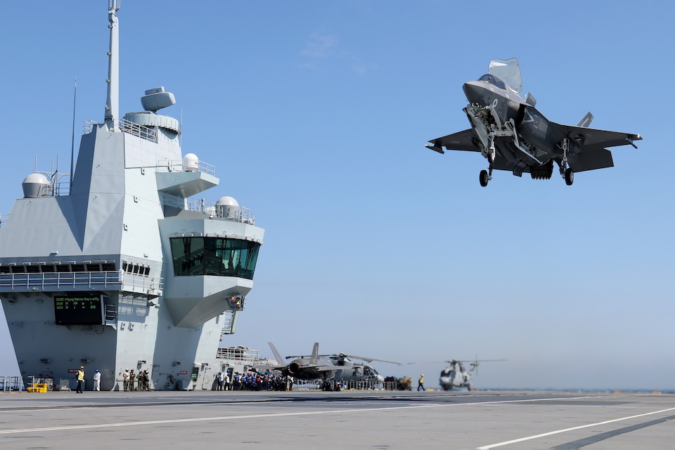 F 35B jets to join the fight against Daesh from the Carrier Strike Group