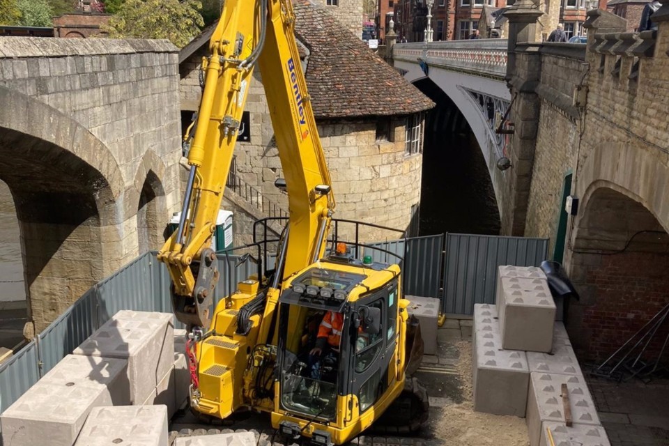 Flood defence work starting across York