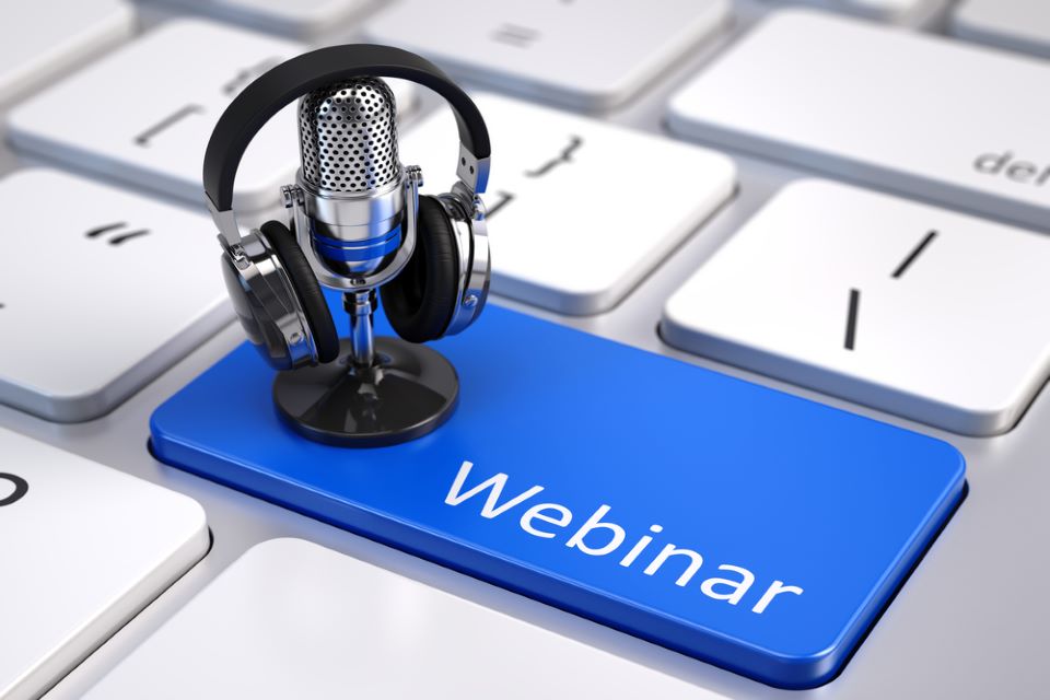Webinar button on keyboard