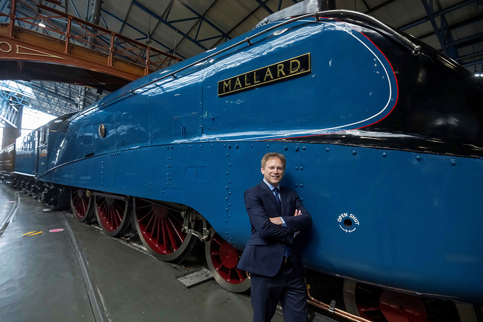 Grant Shapps and the Mallard.