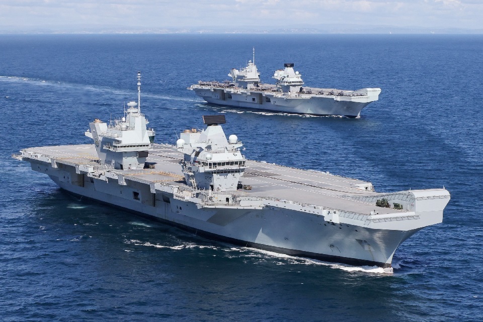 Carrier Strike Group sets sail on seven month maiden deployment