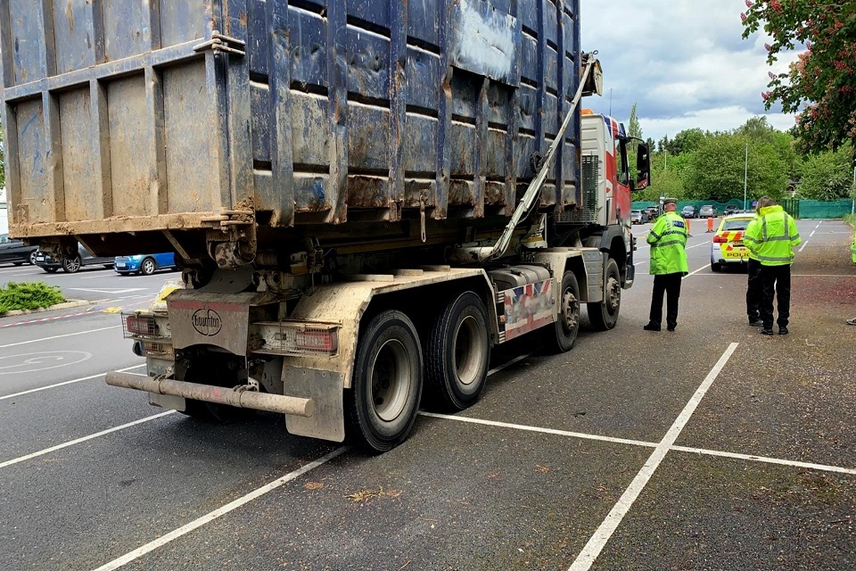 Road stop in Epsom halts illegal waste carriers