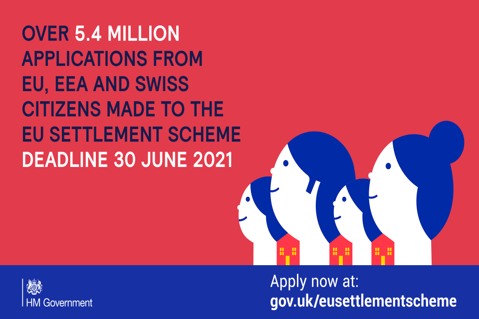 Home Office publishes EU Settlement Scheme quarterly statistics GOV.UK