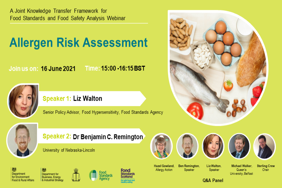 Allergen Risk Assessment webinar with expert Q&A panel