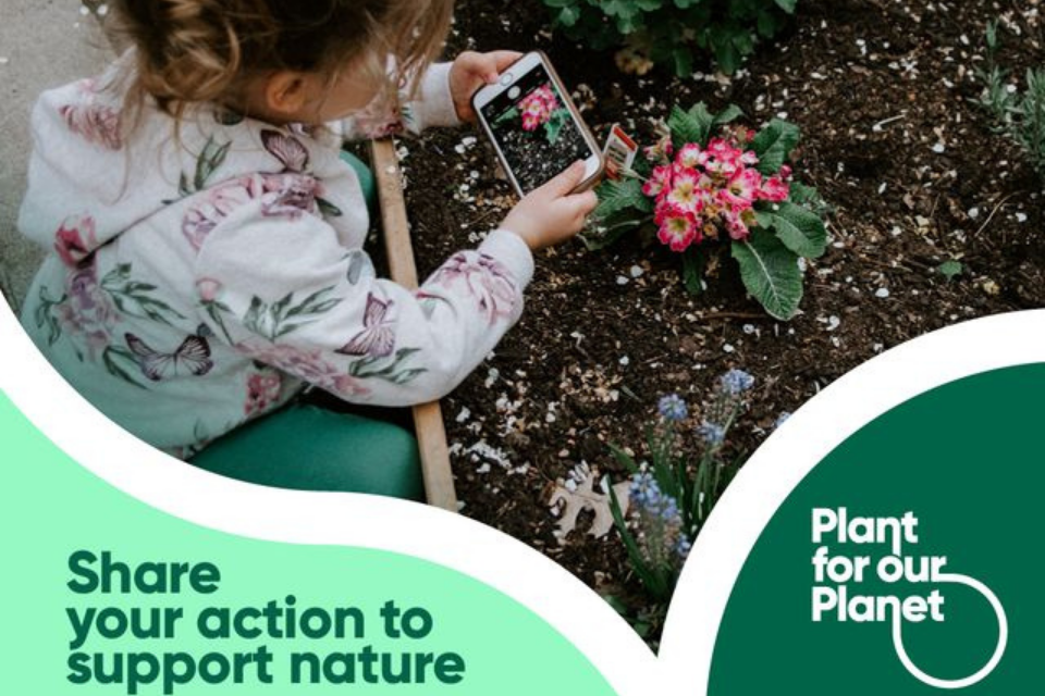 Public urged to Plant For Our Planet in a new campaign launched today
