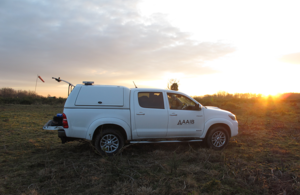Vehicle in sun