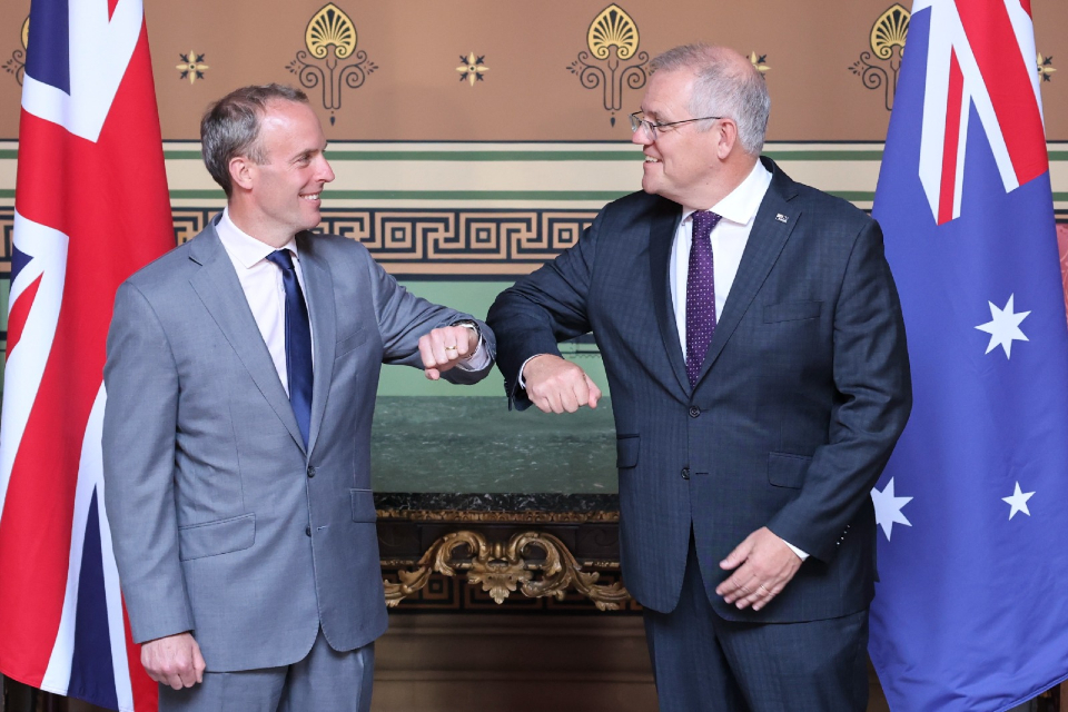 Foreign Secretary's meeting with Australian Prime Minister Scott Morrison, 14 June 2021
