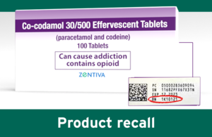 Pack of Co-codamol 30/500 Effervescent Tablets