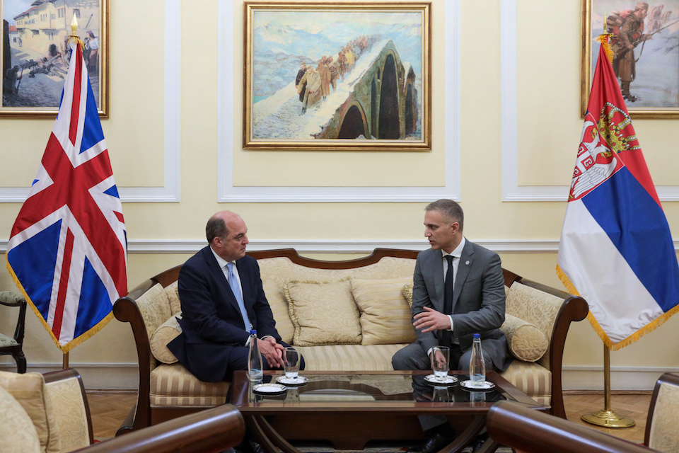Ben Wallace is first ever UK Defence Secretary to visit Serbia