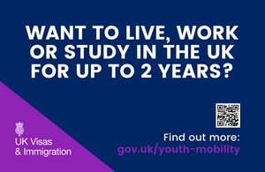 Youth Mobility Scheme for South Korean nationals