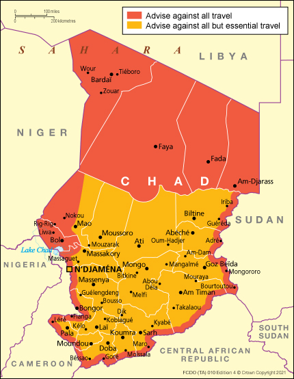 Safety And Security Chad Travel Advice Gov Uk