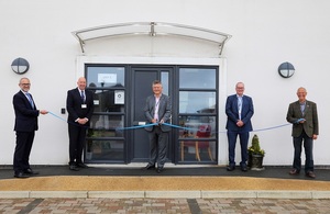 From left to right: Phil Shepley, vice president, Iron Mountain, Gordon Jack, chief information officer, Sellafield Ltd, Mike Starkie, Mayor of Copeland, Martin Diamond, document service manager, Canon and Phil Hallington, head of policy, Sellafield Ltd.