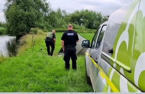 Officers conducting spot checks