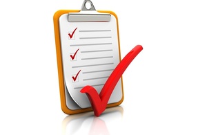 Clipboard with Tick