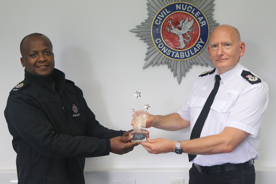 Chief Constable presents CNCs Equality, Diversity and Inclusion awards