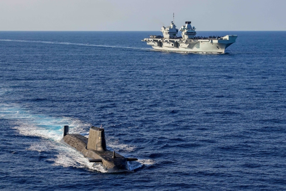 UK Carrier Strike Group to exercise with Indo Pacific partners