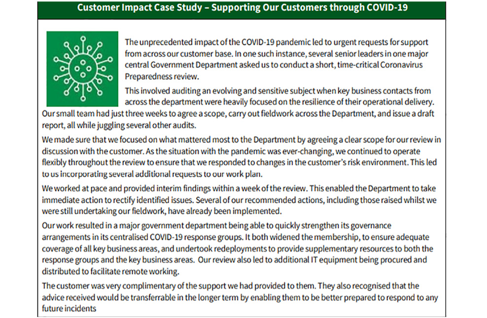 Customer Impact Case Study – Supporting Our Customers through COVID-19