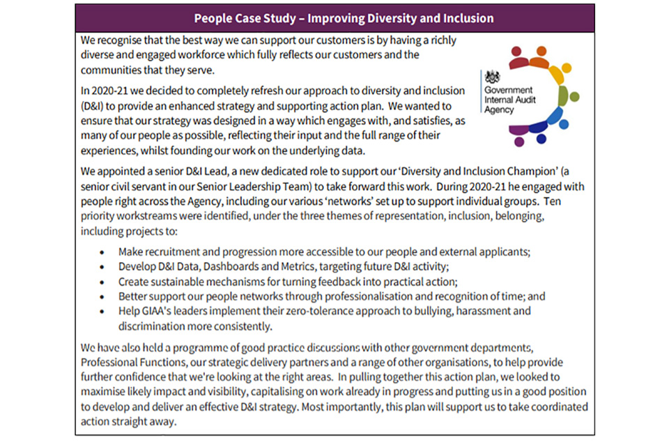 People Case Study – Improving Diversity and Inclusion