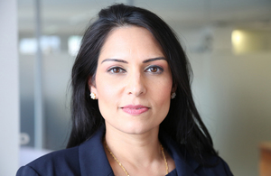 An image of Priti Patel.