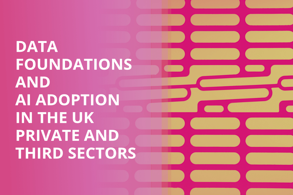 Data foundations and AI adoption in the UK private and third sectors report