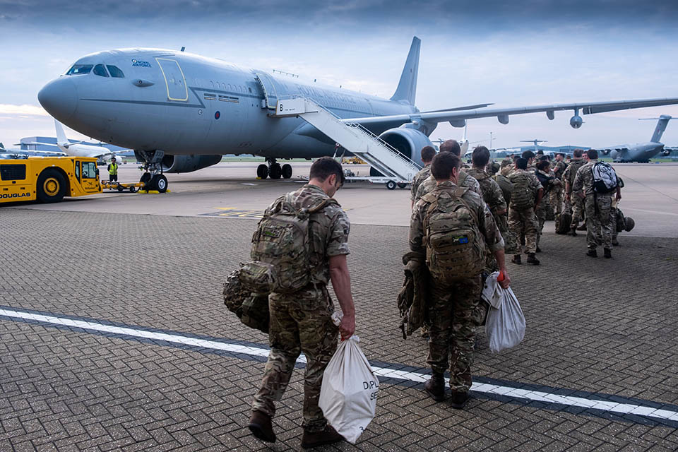 Military operation established to support the drawdown of British nationals from Afghanistan