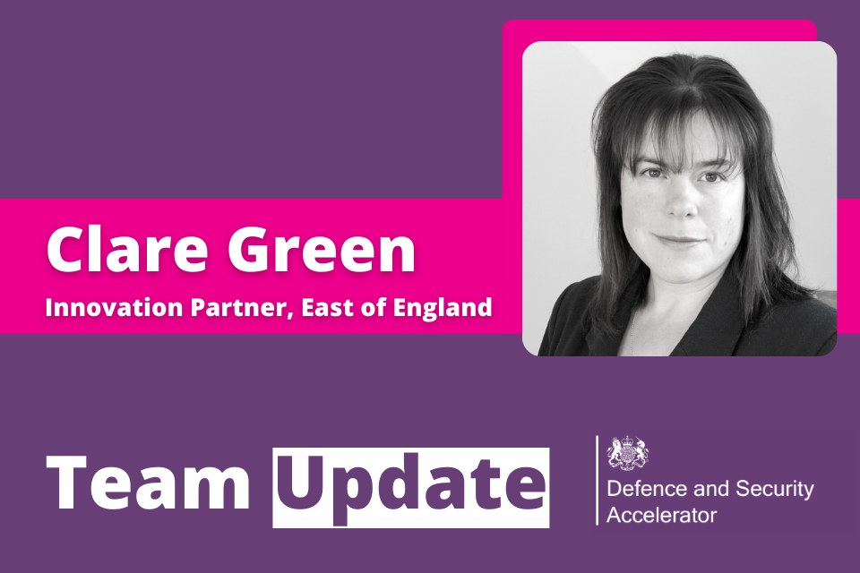 Clare Green joins DASA as Innovation Partner for East of England